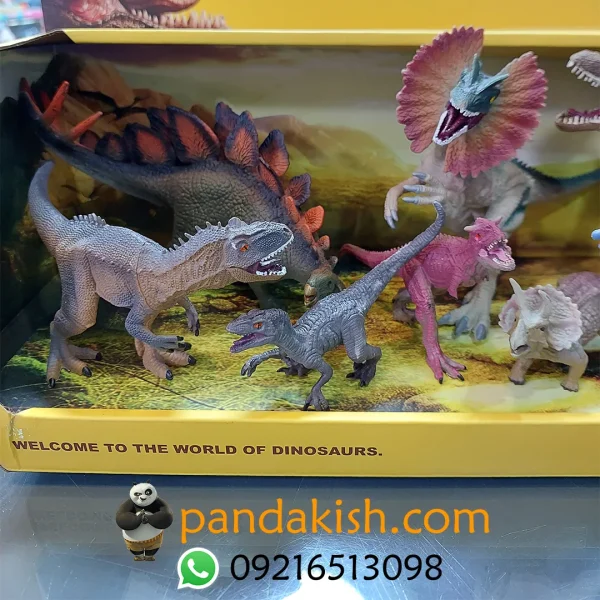 اسباب‌ب بازی دنیای دایناسورها 9 عددی